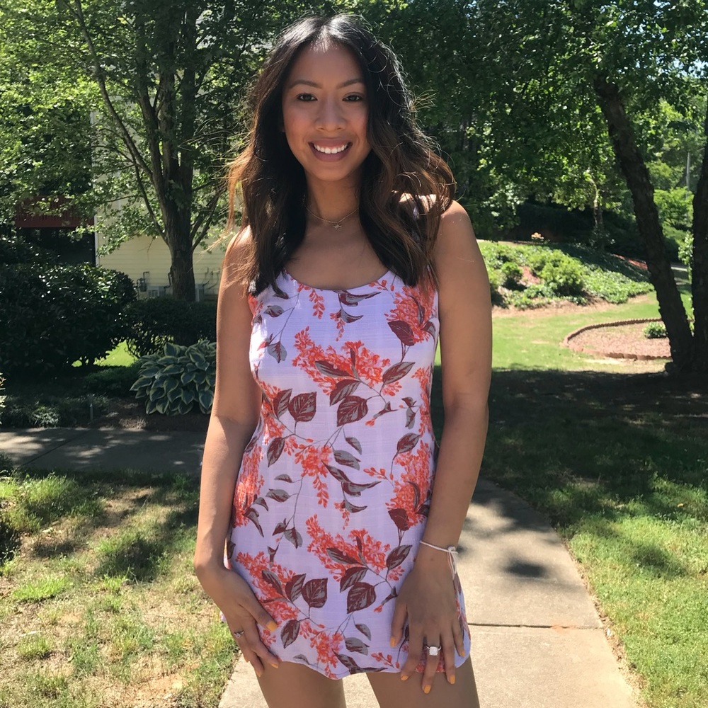 Floral mini dress